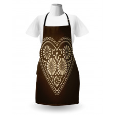 Romantic Heart Pattern Apron