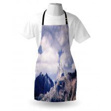 Craggy Peaks Mountains Apron