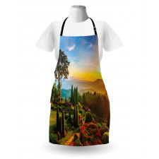 Colorful Idyllic Nature Apron