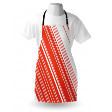 Barcode Lines Design Apron