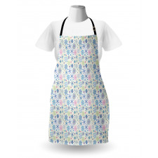 Colorful Winter Leaf Apron