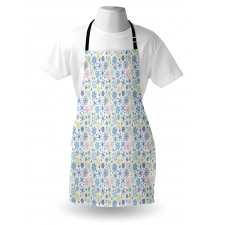 Colorful Winter Leaf Apron