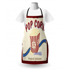 Pop Corn Tickets Apron