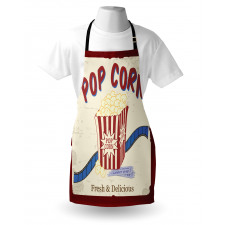 Pop Corn Tickets Apron