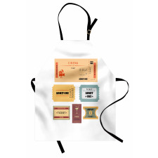 Retro Tickets Apron