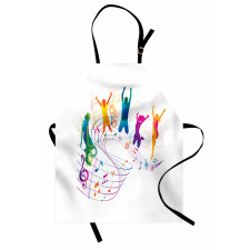 Dancing People Music Apron