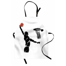 Basketball Player Artwork Apron