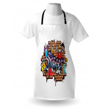 Street Life Graffiti Art Apron