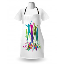 Teen Dance Floral Vivid Apron