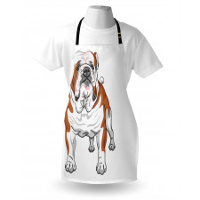 Muscular Dog Apron