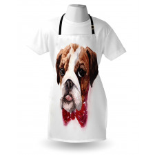 Watercolor Dog Apron