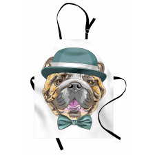 Dog in a Hat Apron