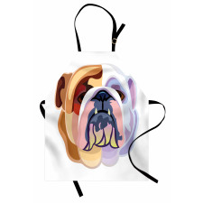 Abstract Dog Apron