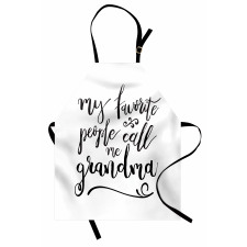 Handwritten Letters Apron