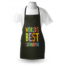 Colorful Letters Stars Apron