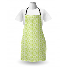 Hand Drawn Wave Pattern Apron