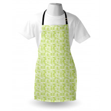 Hand Drawn Wave Pattern Apron