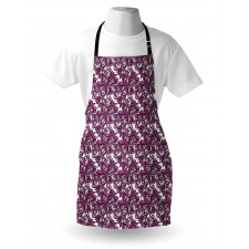 Abstract Floral Art Apron