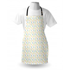 Watercolor Foliage Motif Apron