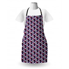 Fractal Grid Vibrant Apron