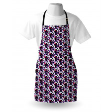 Fractal Grid Vibrant Apron