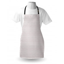 Monochrome Spring Blooms Apron