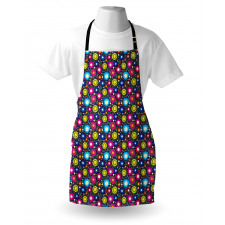 Doodle Flowers Kids Apron