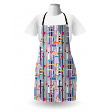 Colorful Modern Art Apron