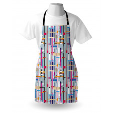 Colorful Modern Art Apron