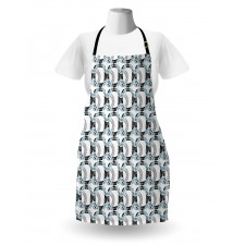 Grunge Sketchy Forms Apron