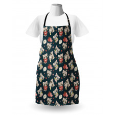 Raccoon I Love You Apron