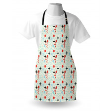 Circle Zig Zag Waves Apron