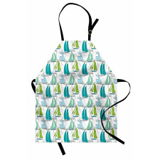 Sailing Boat Theme Apron