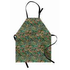 Colorful Swirled Lines Apron