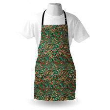 Colorful Swirled Lines Apron