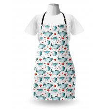 Subaquatic Animal Pattern Apron