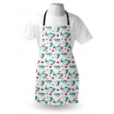 Subaquatic Animal Pattern Apron