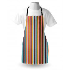 Vertical Stripes Pattern Apron