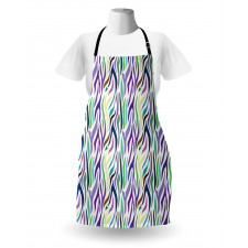 Oriental Leopard Motif Apron