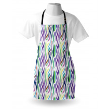 Oriental Leopard Motif Apron