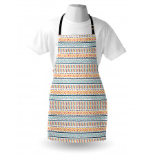 Doodle Colorful Shapes Apron