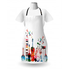 Colorful Instruments Apron