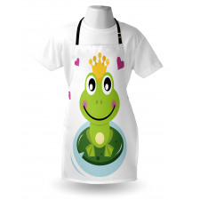 Cartoon Frog Prince Apron