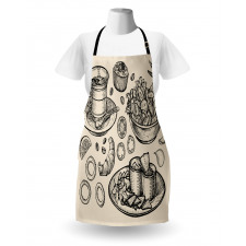 Nachos Croissant Tea Apron