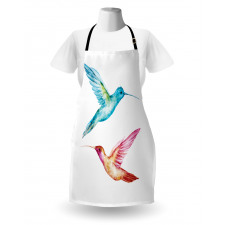 Colorful Hummingbird Apron