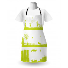 Landscape Pattern Apron