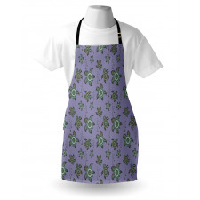 Abstract Marine Animals Apron