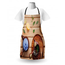 Herbal Pot Rustic Apron