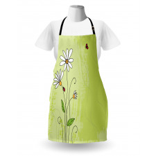 Chamomile Ladybugs Art Apron