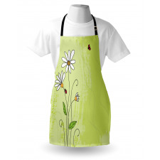 Chamomile Ladybugs Art Apron